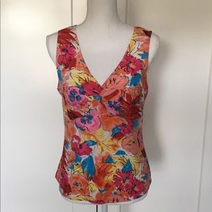 SALE Jaipur | Colorful Floral Sleeveless Top